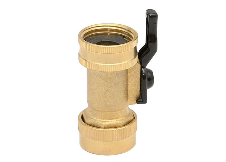 Brass shut-off valve with quick connector made in China